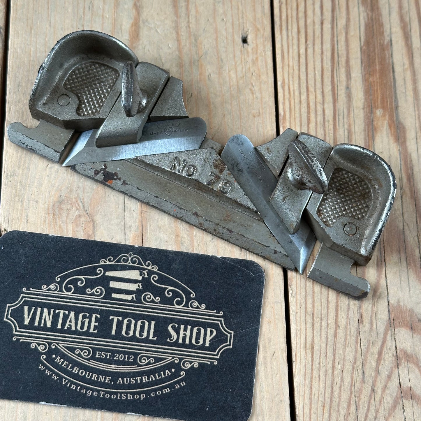 H2525 Vintage STANLEY USA Sweetheart era No.79 Side RABBET Rebate PLANE