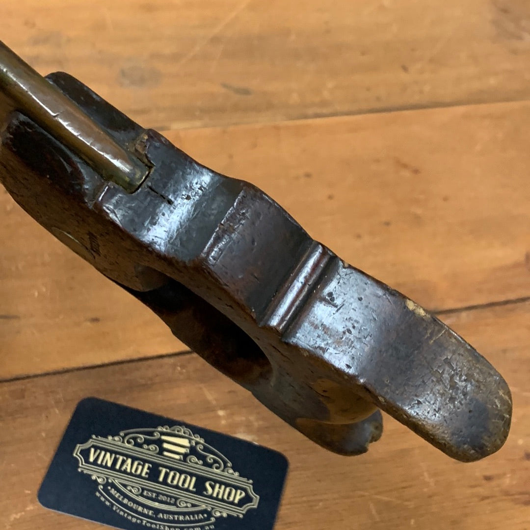 S497 Vintage SHARP! Premium Quality 1880s MELHUISH London 14” 12ppi RIP tenon brass back SAW BACKSAW