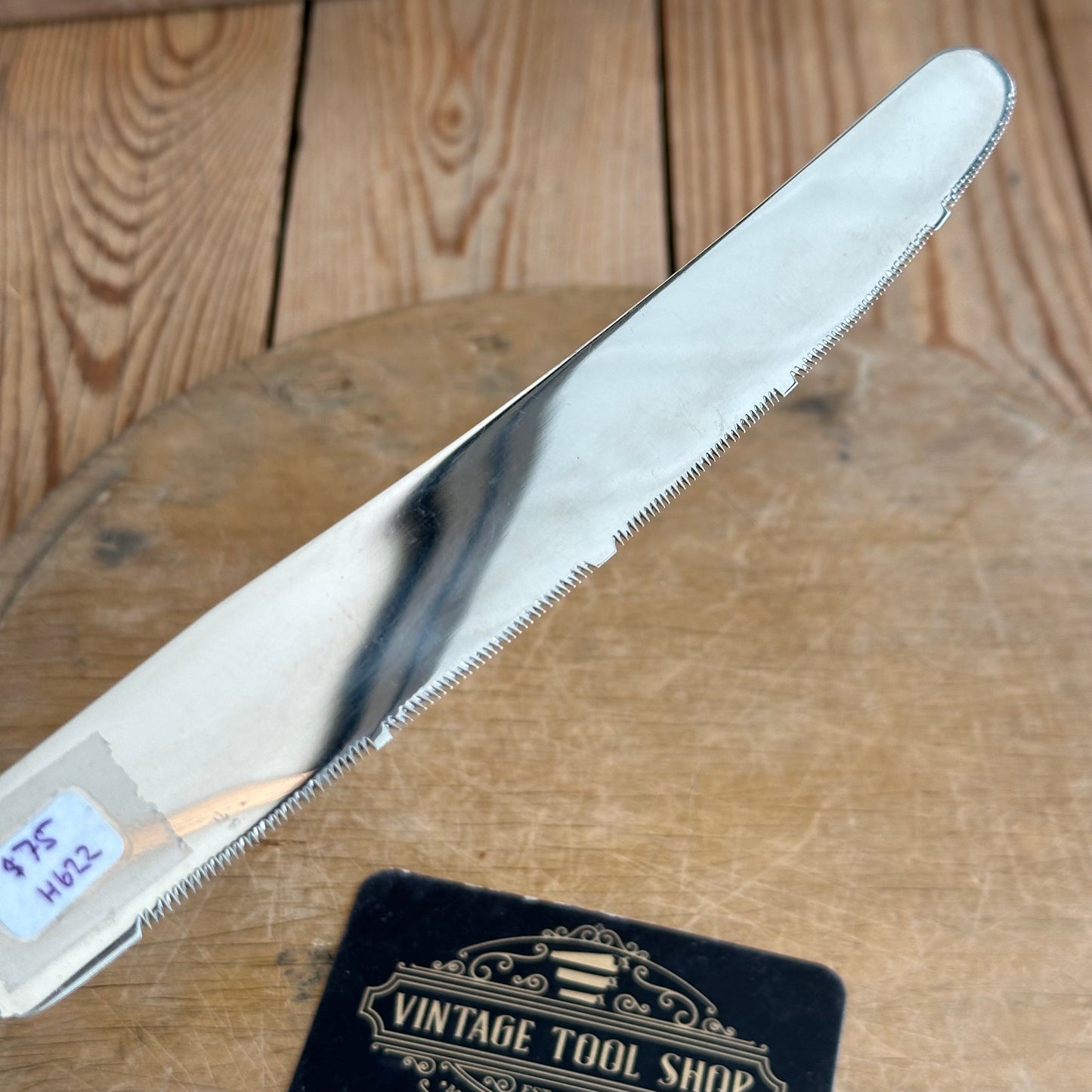 H622 Vintage CHRISTOPHER JOHNSON Sheffield stainless steel BREAD KNIFE