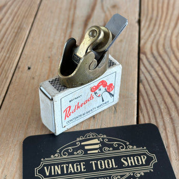 SOLD PL109 Vintage IBEX brass mini VIOLIN plane