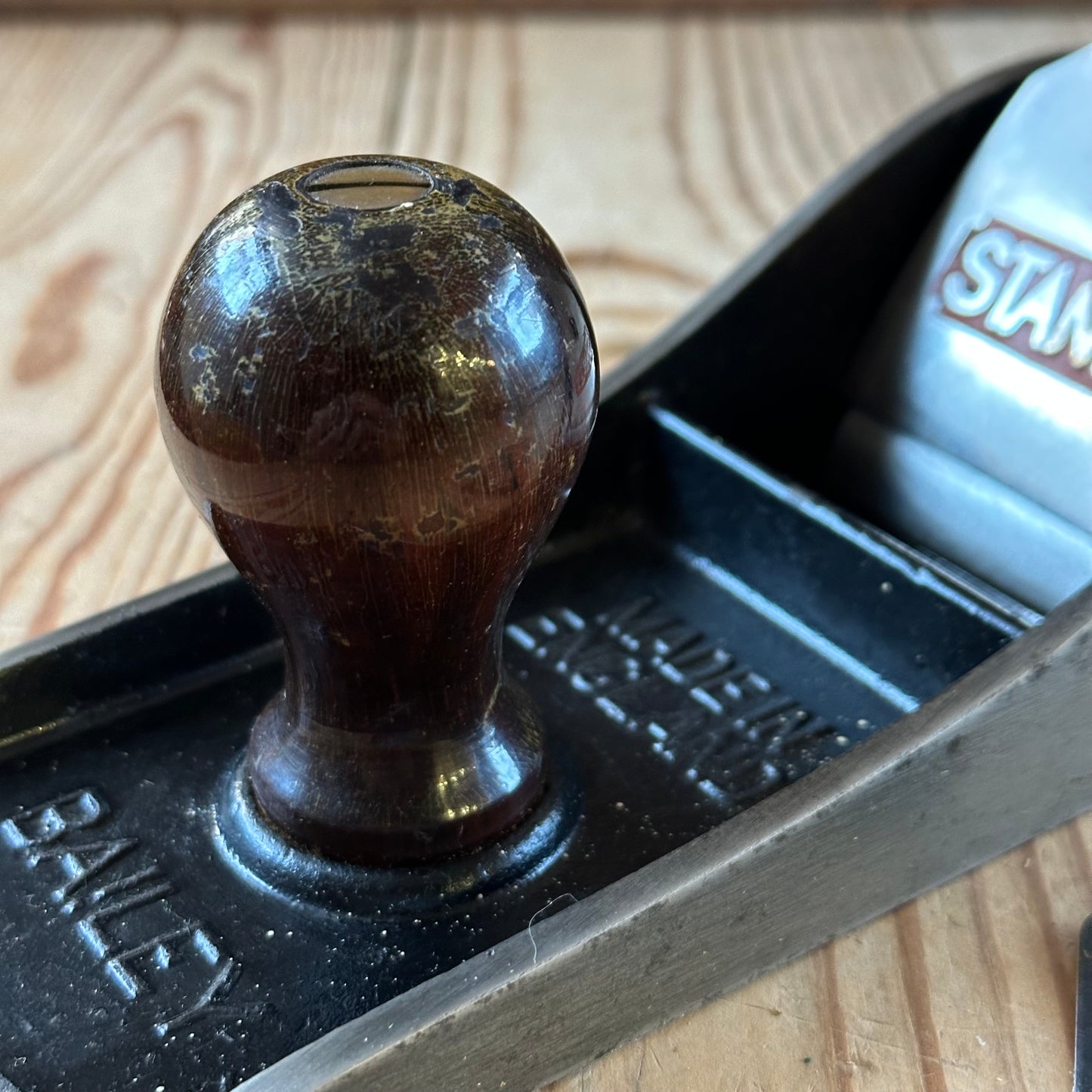 H2486 TIDY! Vintage STANLEY England No.6 jack PLANE IOB