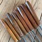 SOLD T9999 Vintage set of 8 x S.J. ADDIS Carving CHISELS