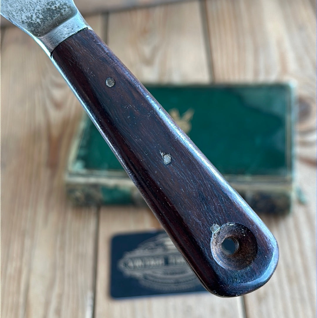 D1070 Vintage spring STEEL SPATULA Scraper with Rosewood handle