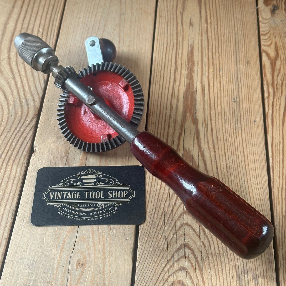 H2649 Vintage MILLERS FALLS USA No.2500 eggbeater hand DRILL