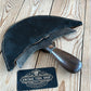 D1442 Vintage large HALF MOON LEATHER saddlers KNIFE by MAYER & FLAMERY of PARIS with cover