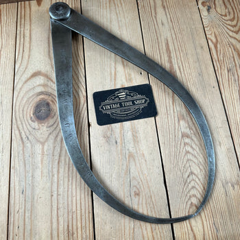 N1860 Vintage extra large 15” OUTSIDE DIAMETER CALIPERS DIVIDERS
