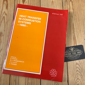 XBN94 Vintage BOOK HEAT TRANSFER in Combustion Systems 1990 by B.Farouk, W.L.Grosshandler, D.G.Lilley, C.Presser