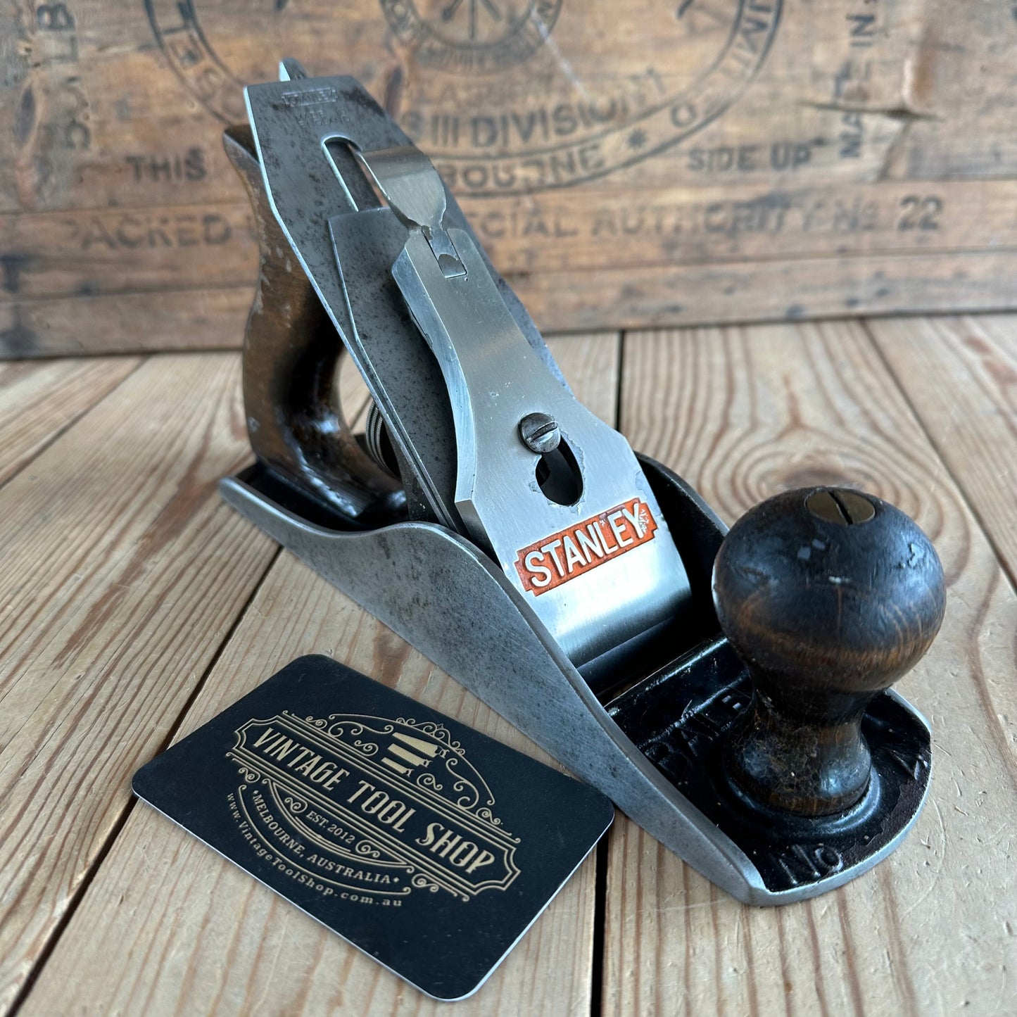 H2304 Vintage STANLEY England No.4 PLANE