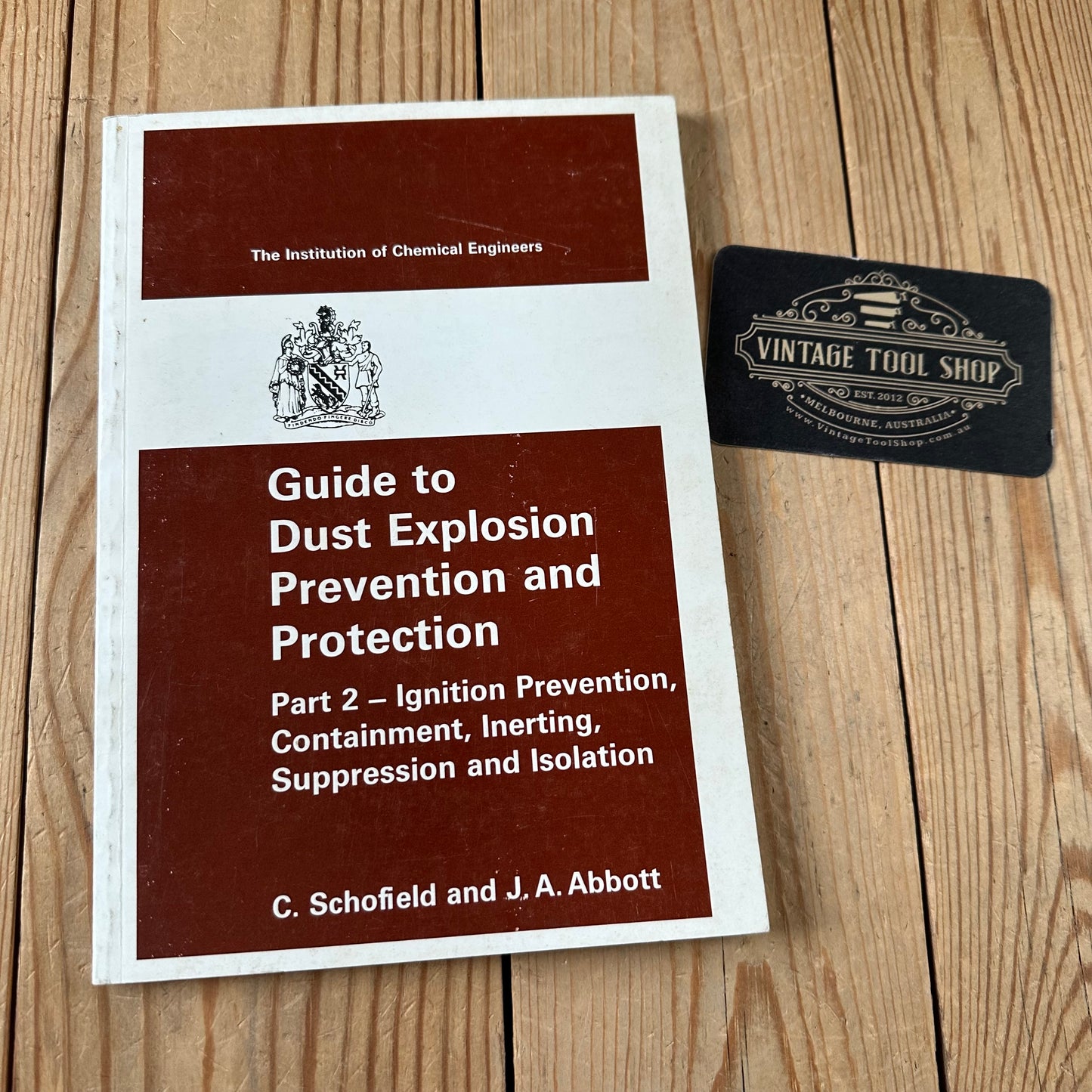 XBN156 Vintage BOOK Guide to Dust Explosion Prevention and Protection part 2 by C.Schofield & J.A.Abbott