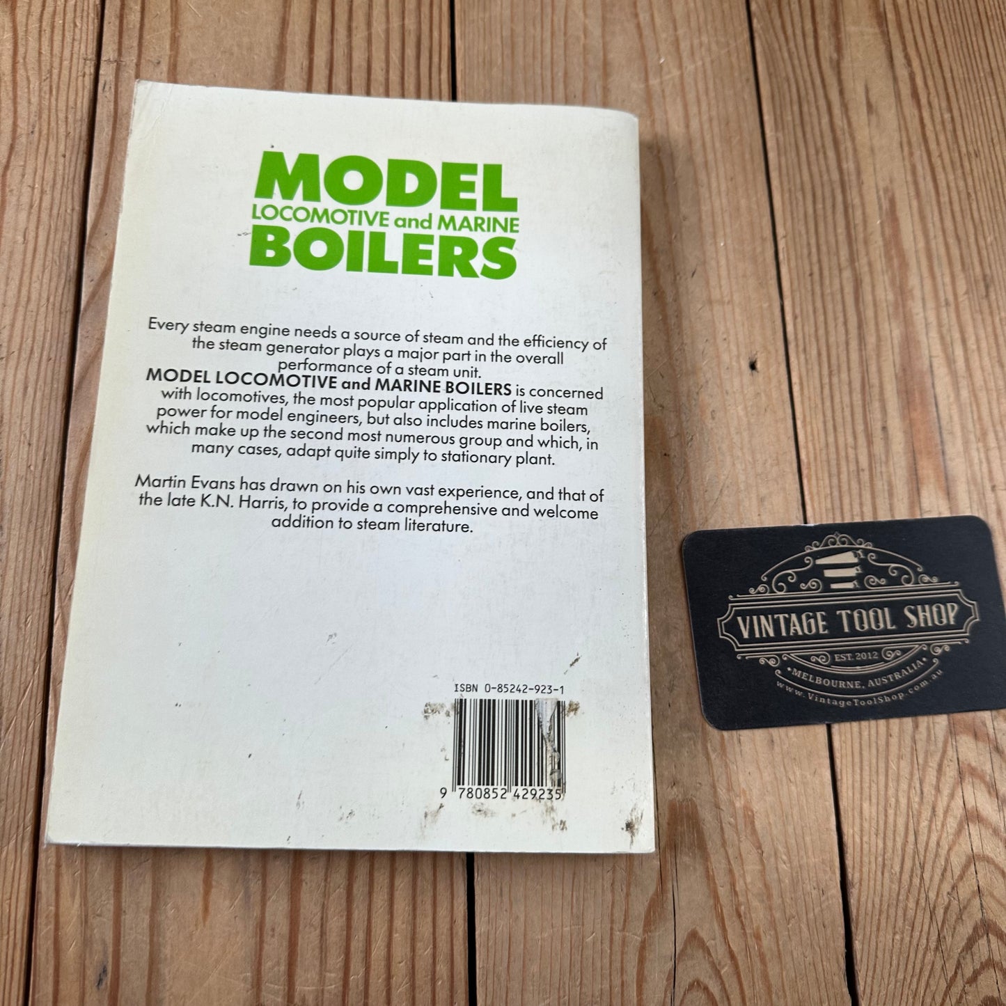 XBN80 Vintage 1988 BOOK MODEL LOCOMOTIVE and MARINE BOILERS by Martin Evans