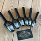 H1478 Vintage set of Italian 6 x LEATHER PUNCHES