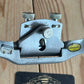 D1814 Vintage pair of STANLEY England No.151 flat & No.151R CONVEX curved base MALLEABLE IRON adjustable SPOKESHAVES