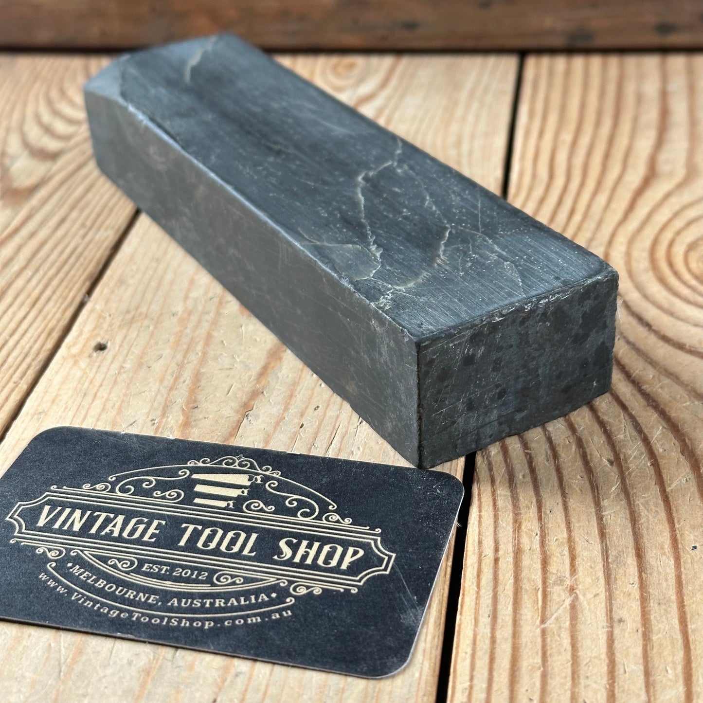 A390 Vintage BROWN TURKEY STONE of the Levant Natural Sharpening OILSTONE