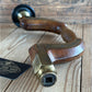 N695 Antique MARSDEN BROTHERS BEECH & EBONY Brass Plated wooden BRACE