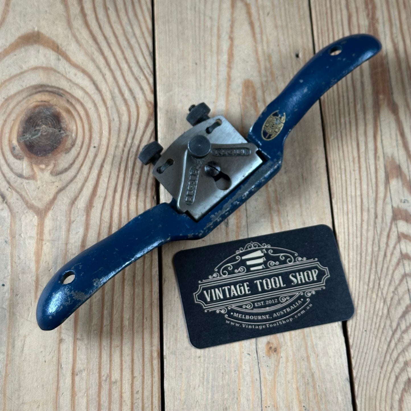 H2494 Vintage RECORD England No.151 adjustable flat base SPOKESHAVE spoke shave