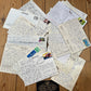 VD0-1 Vintage 21 x “Dear Bronwyn…” POSTCARD series 1995-2007 PEN FRIENDS Australian stamps souvenir post cards junk journal diary collection Lot 1