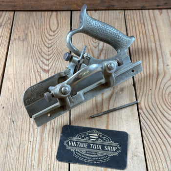 N1707 Vintage RECORD England No.044 PLOUGH plane 2x cutters