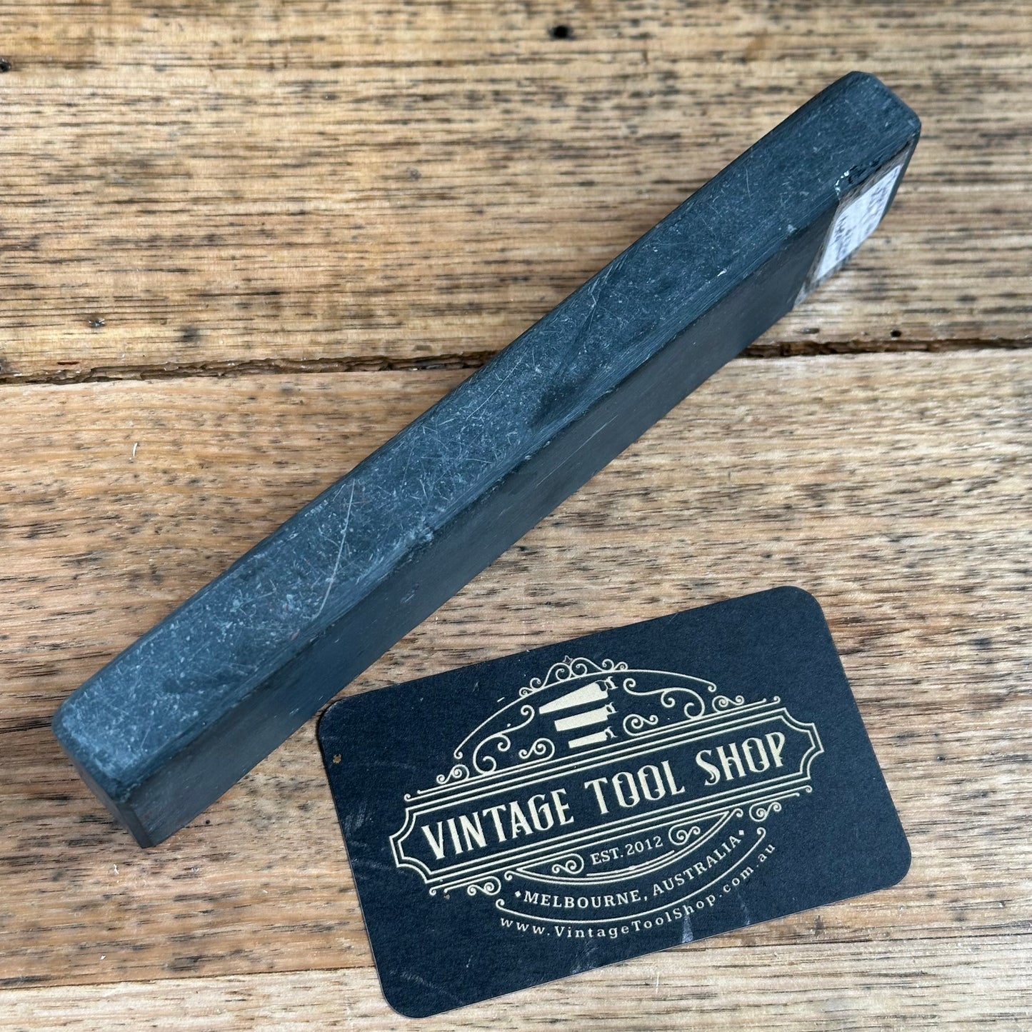 A384 Vintage 7” German Thuringian SLATE Razor BARBER HONE sharpening stone waterstone (Copy)
