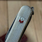 K51 Vintage engraved Victorinox SWISS 925 Barleycorn Pattern STERLING SILVER Tool SWISS ARMY KNIFE