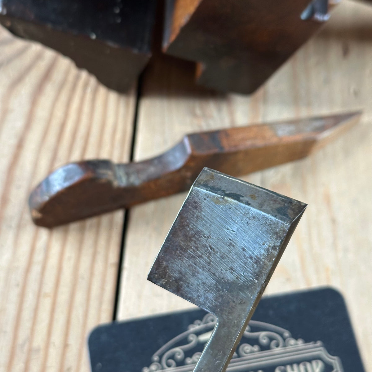 H2605 SCARCE! Antique GOUGH & BOWEN 1840-1855 DADO REBATE PLOUGH PLANE