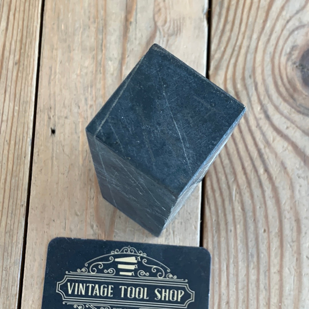 SOLD H516 Vintage BLACK TURKEY STONE Natural Sharpening stone OILSTONE