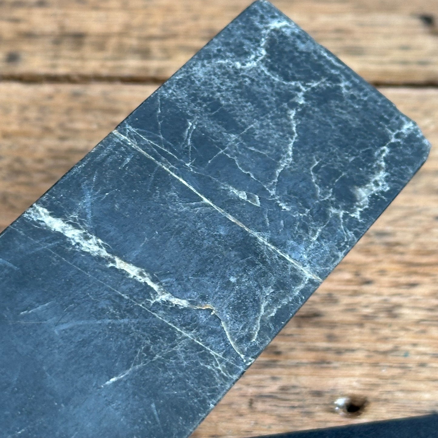 A389 Vintage BLACK TURKEY STONE Natural Sharpening OILSTONE oil
