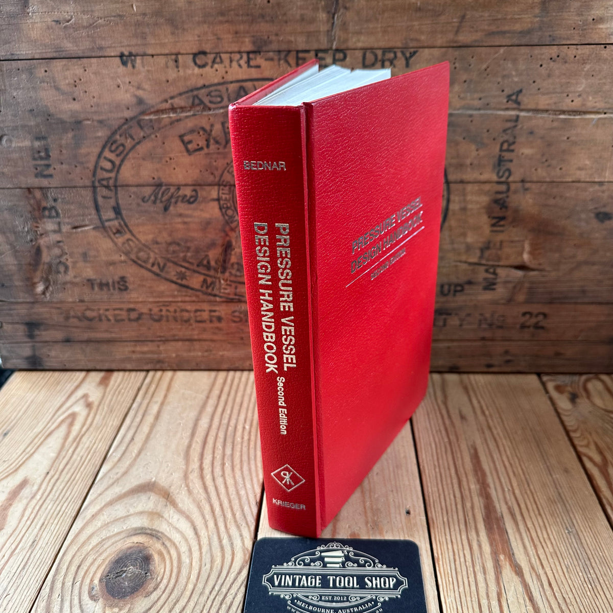 N2026 Vintage 1986 BOOK PRESSURE VESSEL DESIGN HANDBOOK 2nd edition by H.H.Bednar