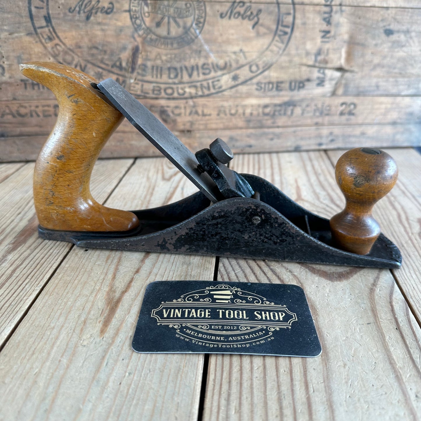 N1172 Vintage STANLEY USA circa 1910 No.40 scrub PLANE