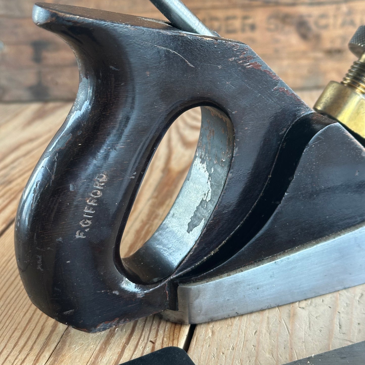 N1631 NICE! Vintage NORRIS A5 London Infill Smoothing PLANE