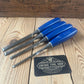 H2643 Vintage Set of 4 x MARPLES Bevelled CHISELS