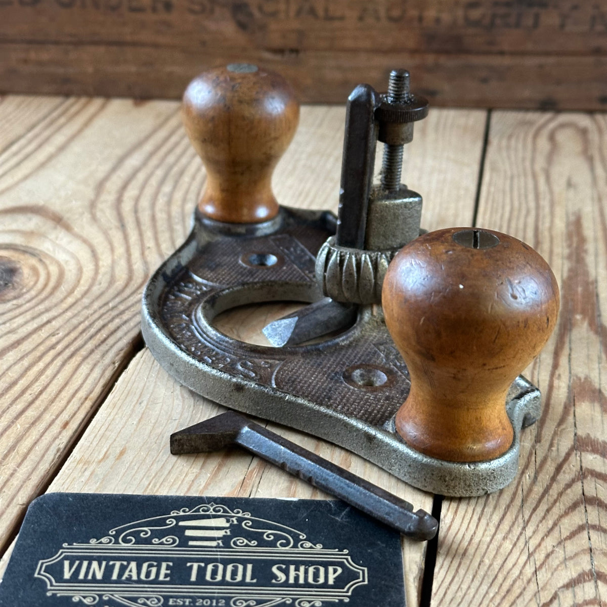 H2589 Vintage STANLEY USA No.71 & 1/2 Router PLANE