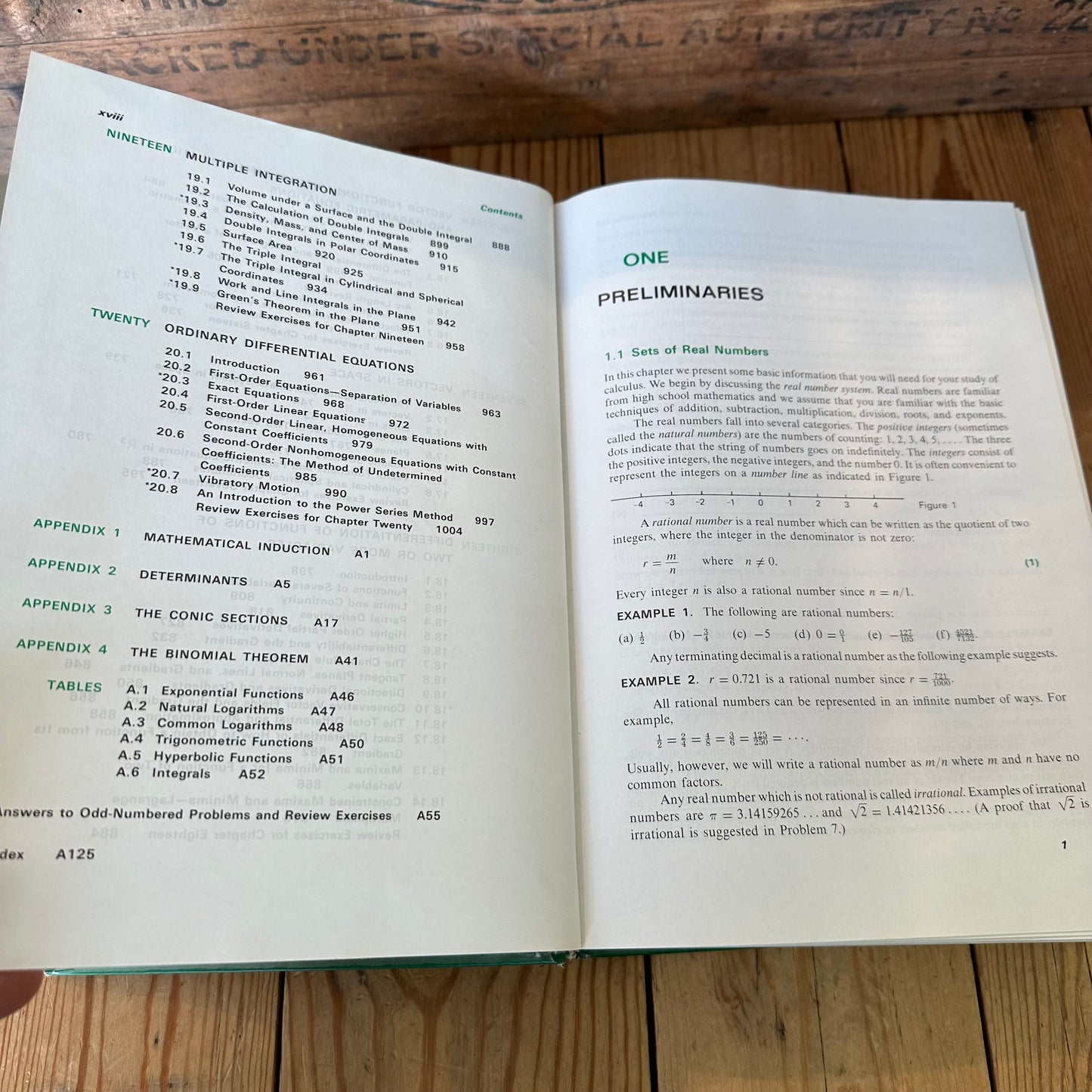 XBN38 Vintage 1977 CALCULUS BOOK by Stanley I.Grossman