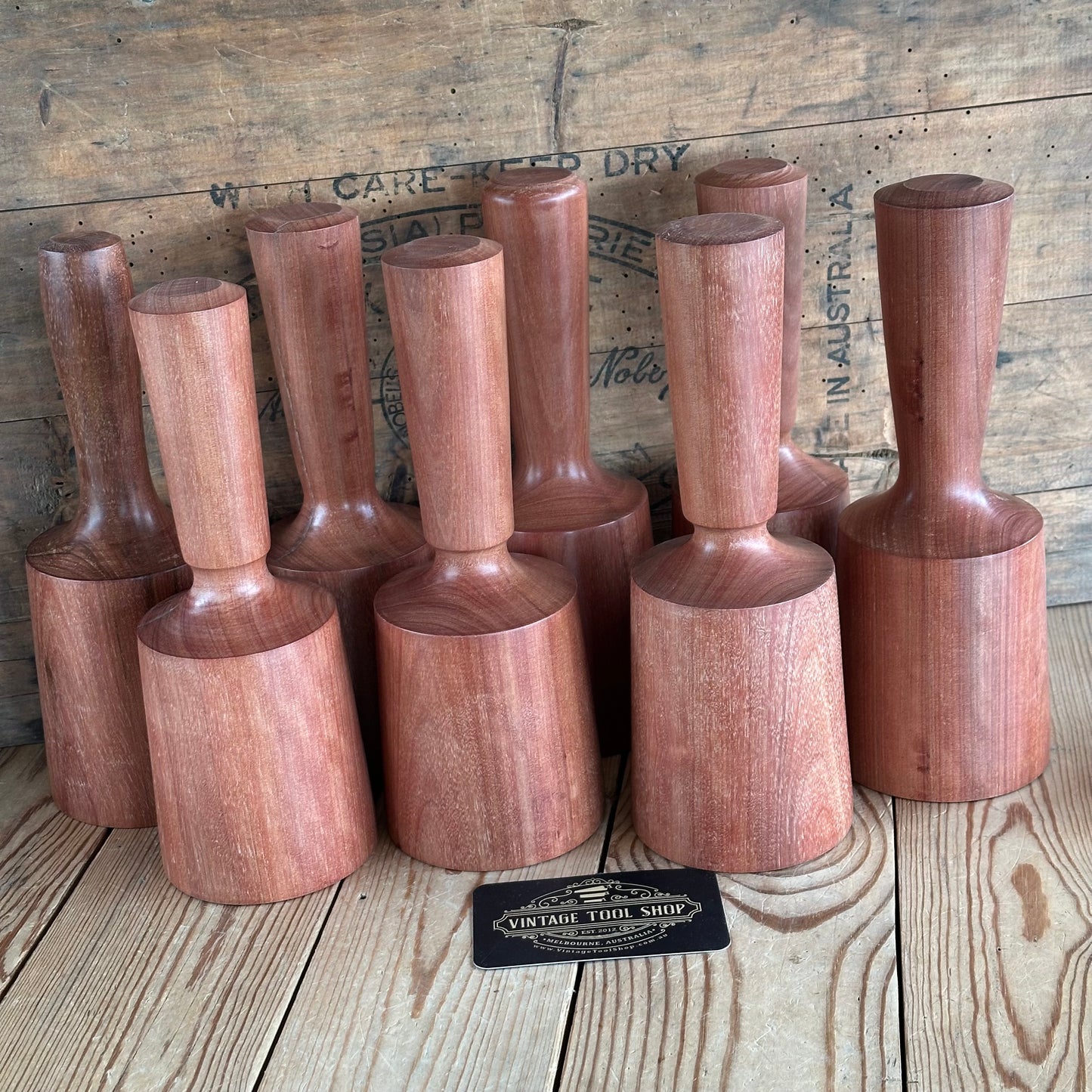 TR184-TR188 NEW! 1x Large QLD Yanderra hardwood carvers MALLET by Tony Ralph