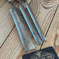D1916 Vintage 3 x MATHIESON Scotland PARING Gouges CHISELS Boxwood Handles