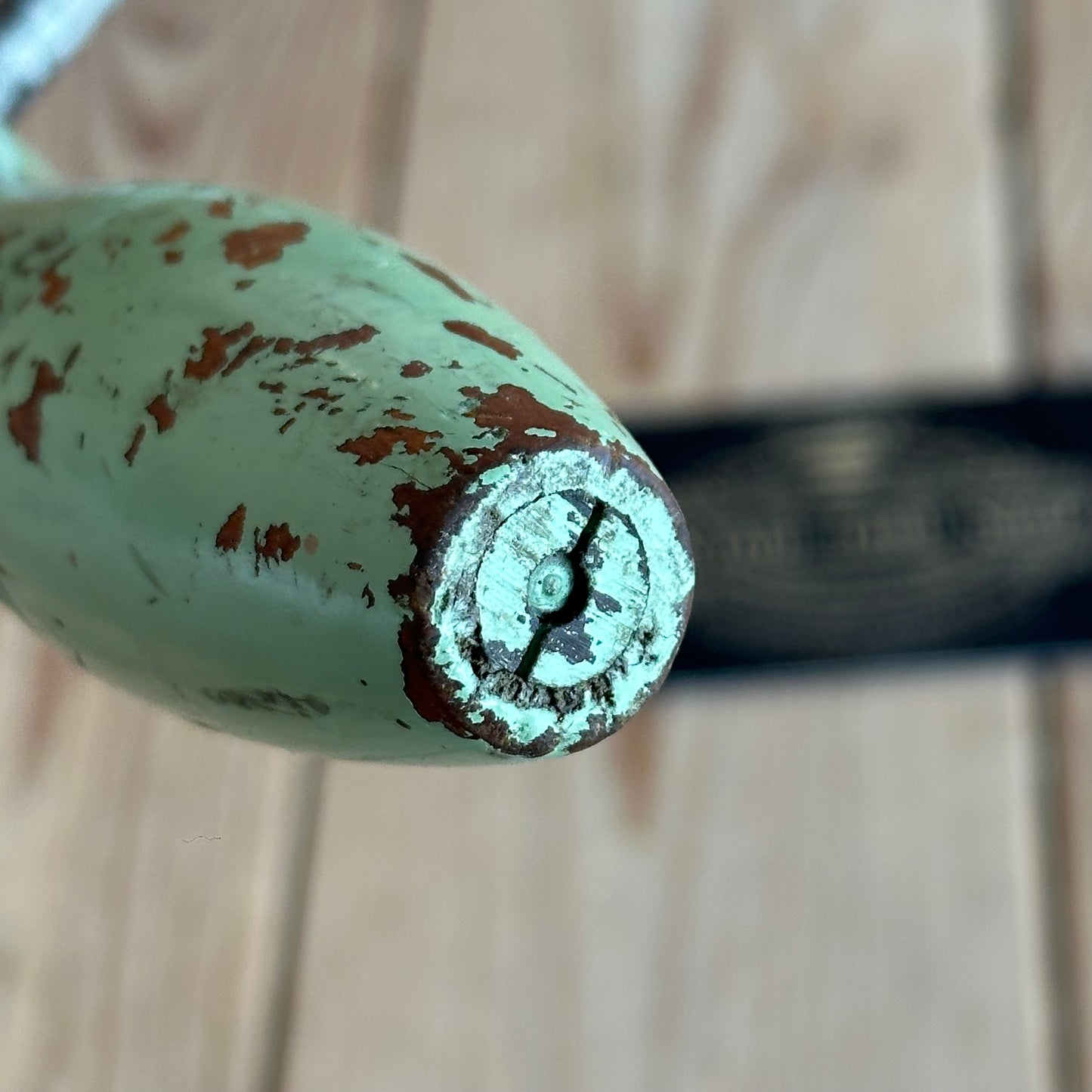 H2370 Vintage RARE GREGSTEEL Australia 8” drawknife wood shaving DRAW KNIFE