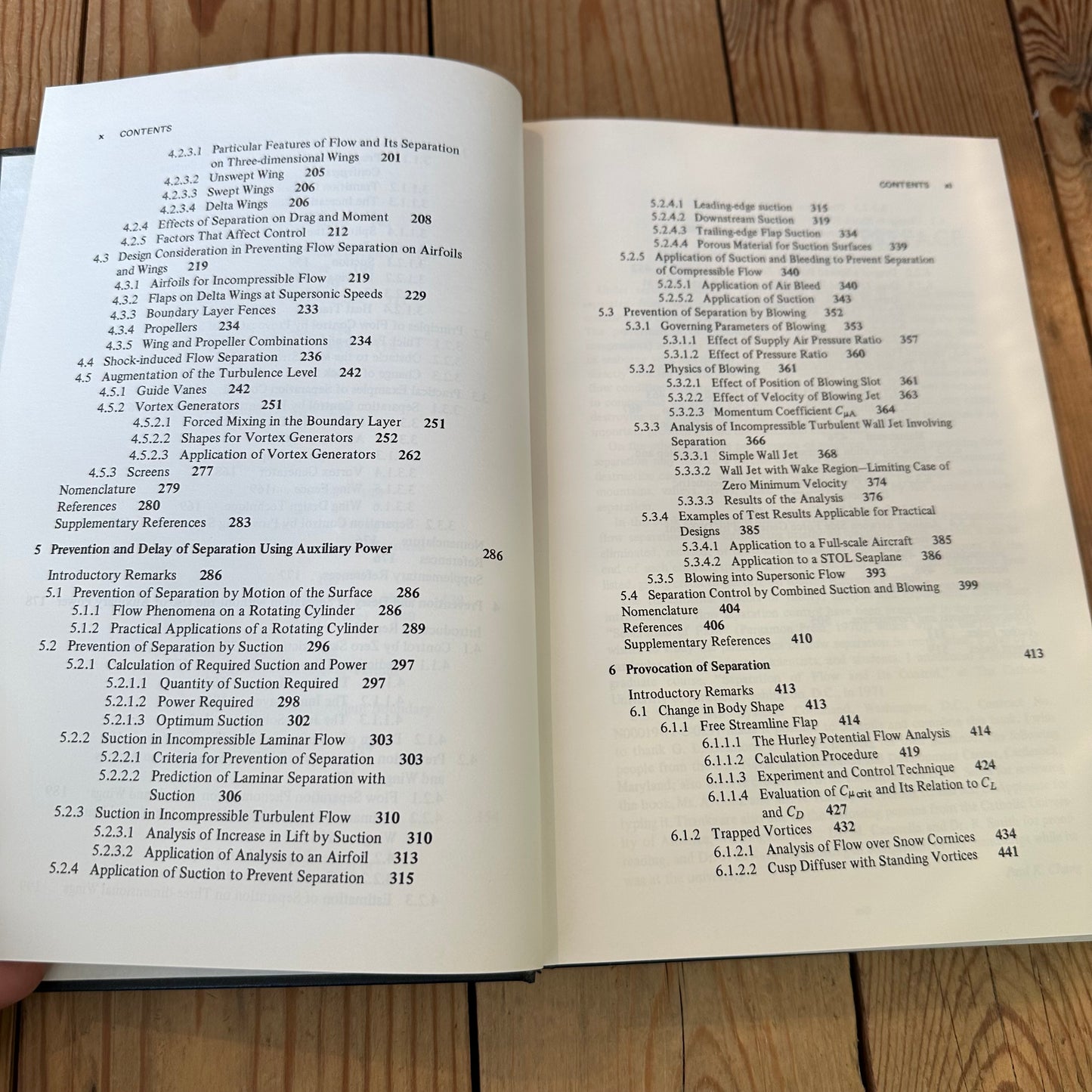 XBN61 Vintage 1976 Control of Flow Separation BOOK by P.K.Chang