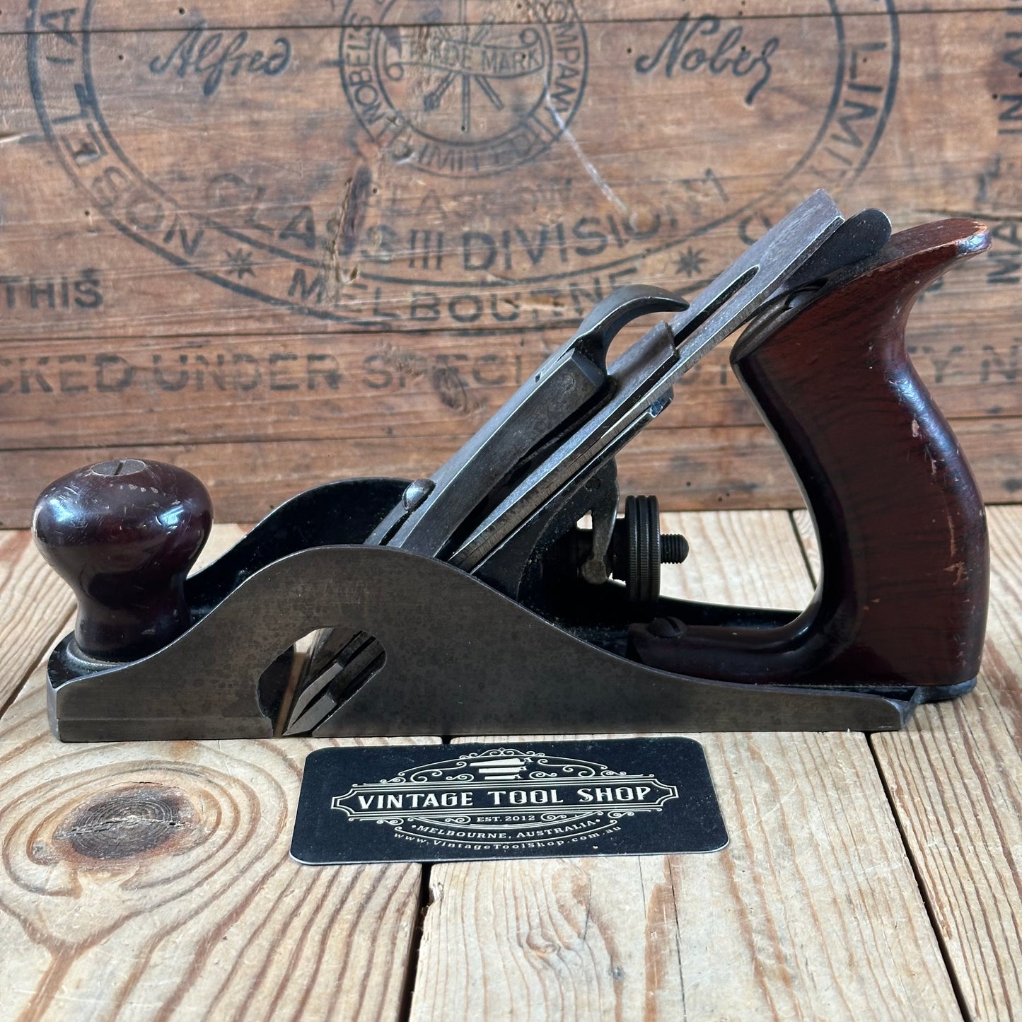H2558 RARE! Vintage OHIO Tool Co USA No:10 & 1/2 Rabbet REBATE PLANE