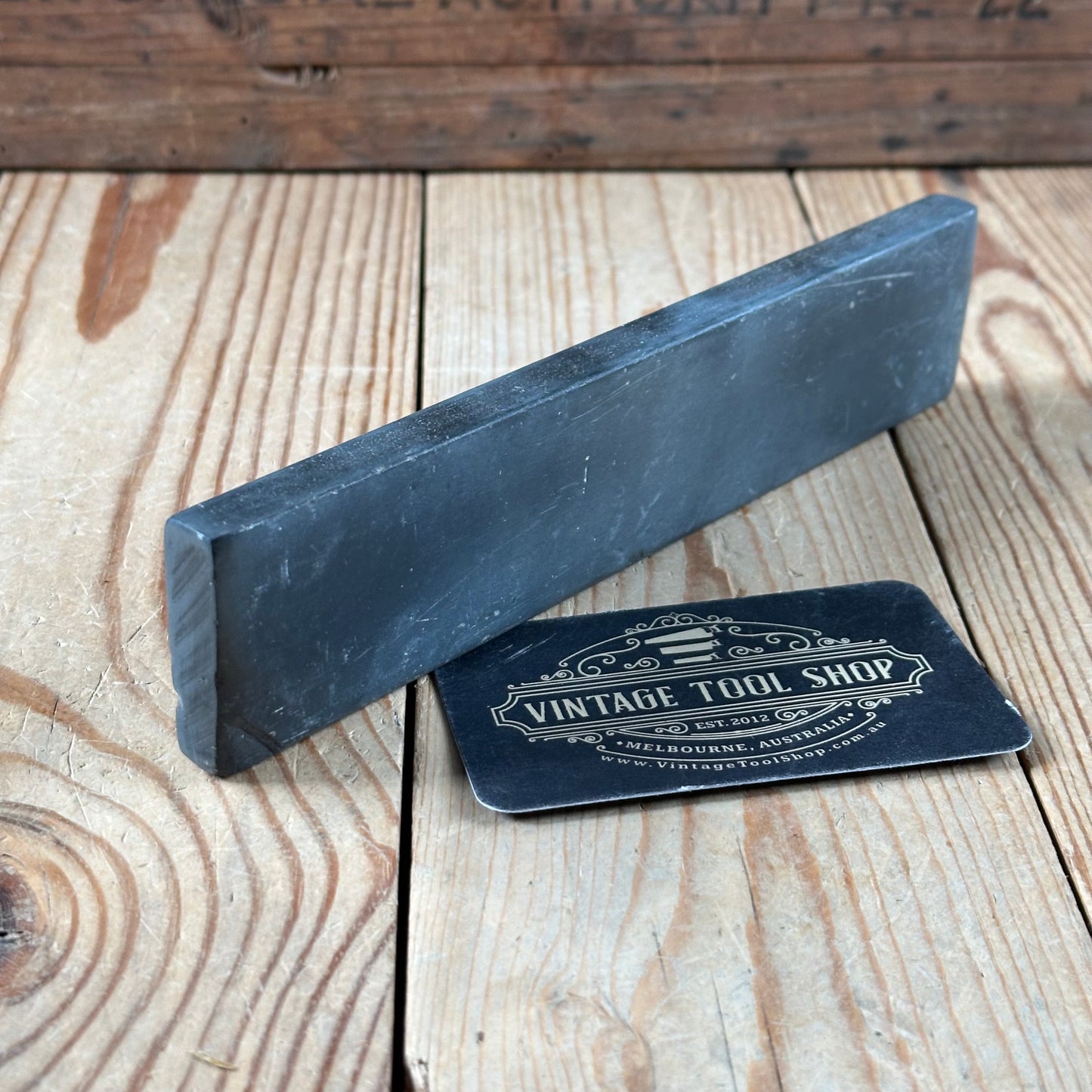 D1143 Vintage Blue Dragons Tongue WELSH natural sharpening stone BARBER HONE