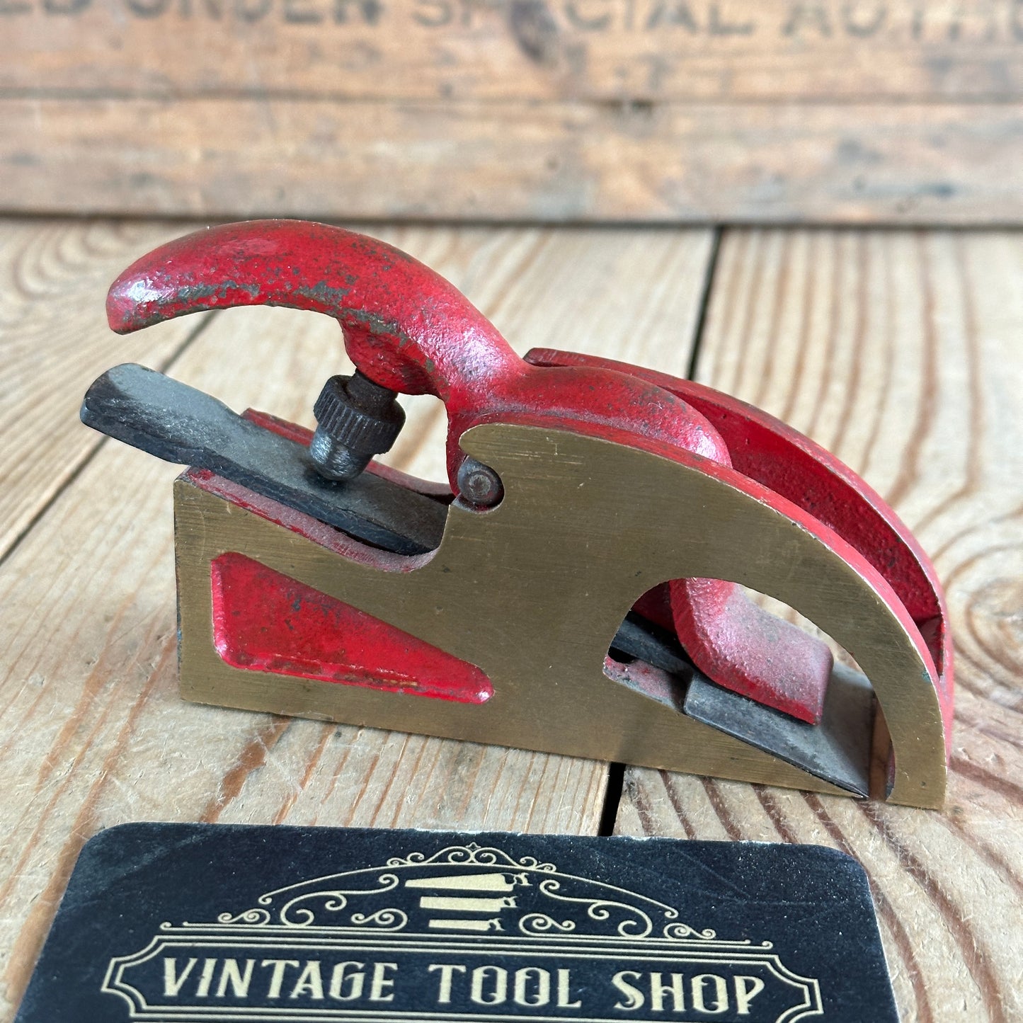 D1561 Vintage GRANBY English BRONZE Bullnose Rebate PLANE