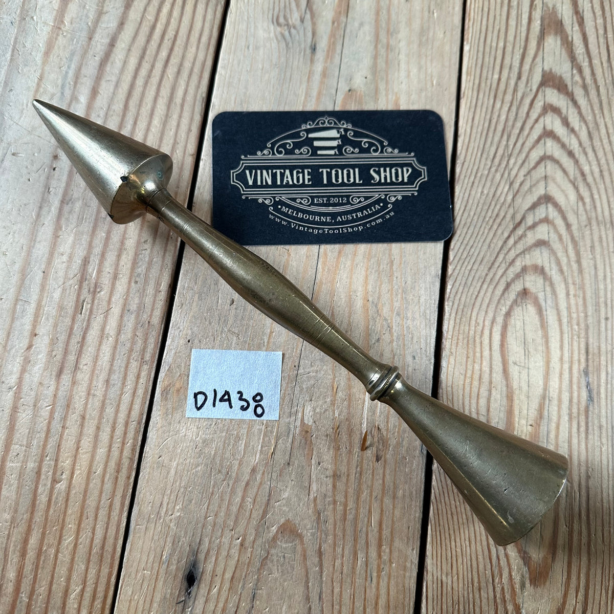 D1435-D1440 RARE! Vintage 1x BRASS Bronze Pipe Organ TUNING CONES