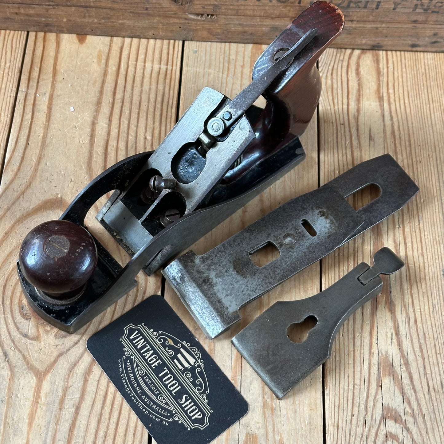 H2558 RARE! Vintage OHIO Tool Co USA No:10 & 1/2 Rabbet REBATE PLANE