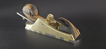 INCREDIBLE! Contemporary PETER WEBB Melbourne IRISH PATTERN Low Angle INFILL PLANE in Stunning BLACK & WHITE EBONY