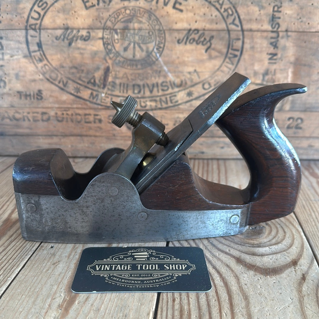 SOLD N1033 Antique MATHIESON Scotland SMOOTHING plane Rosewood