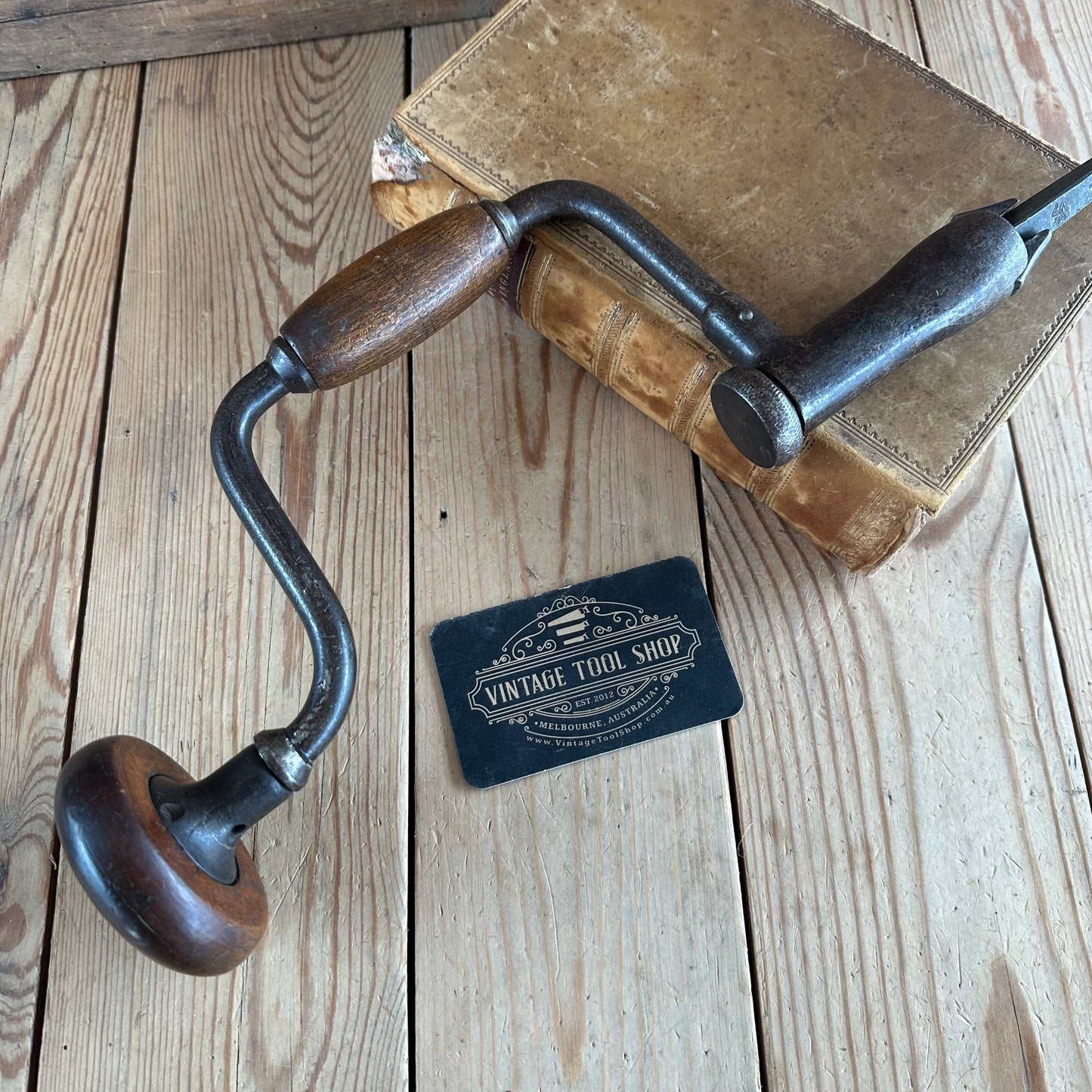 T4567 UNUSUAL! Vintage PATENTED BRACE DRILL