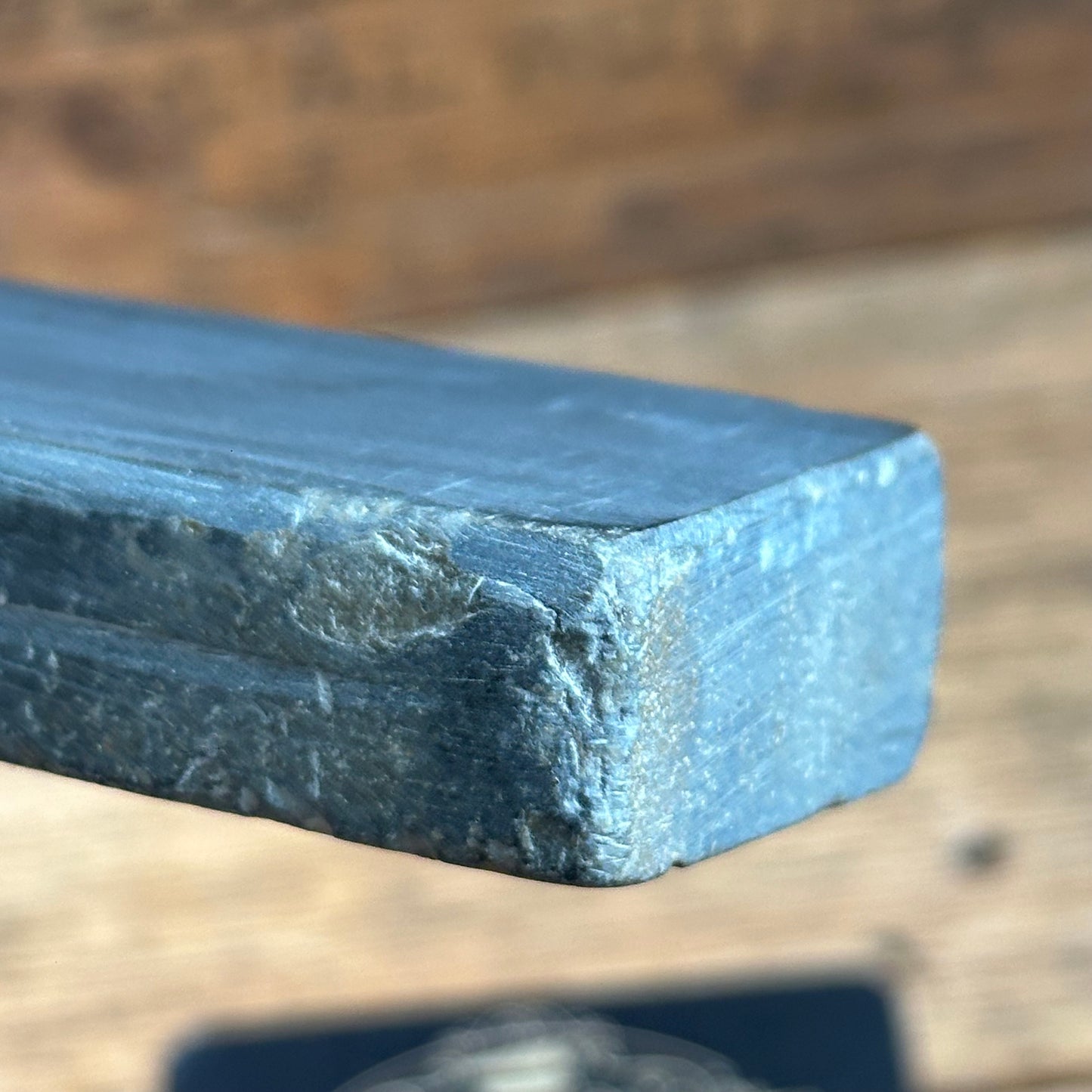 A386 Vintage SCOTTISH Blue Water of Ayr Razor BARBER HONE sharpening stone waterstone
