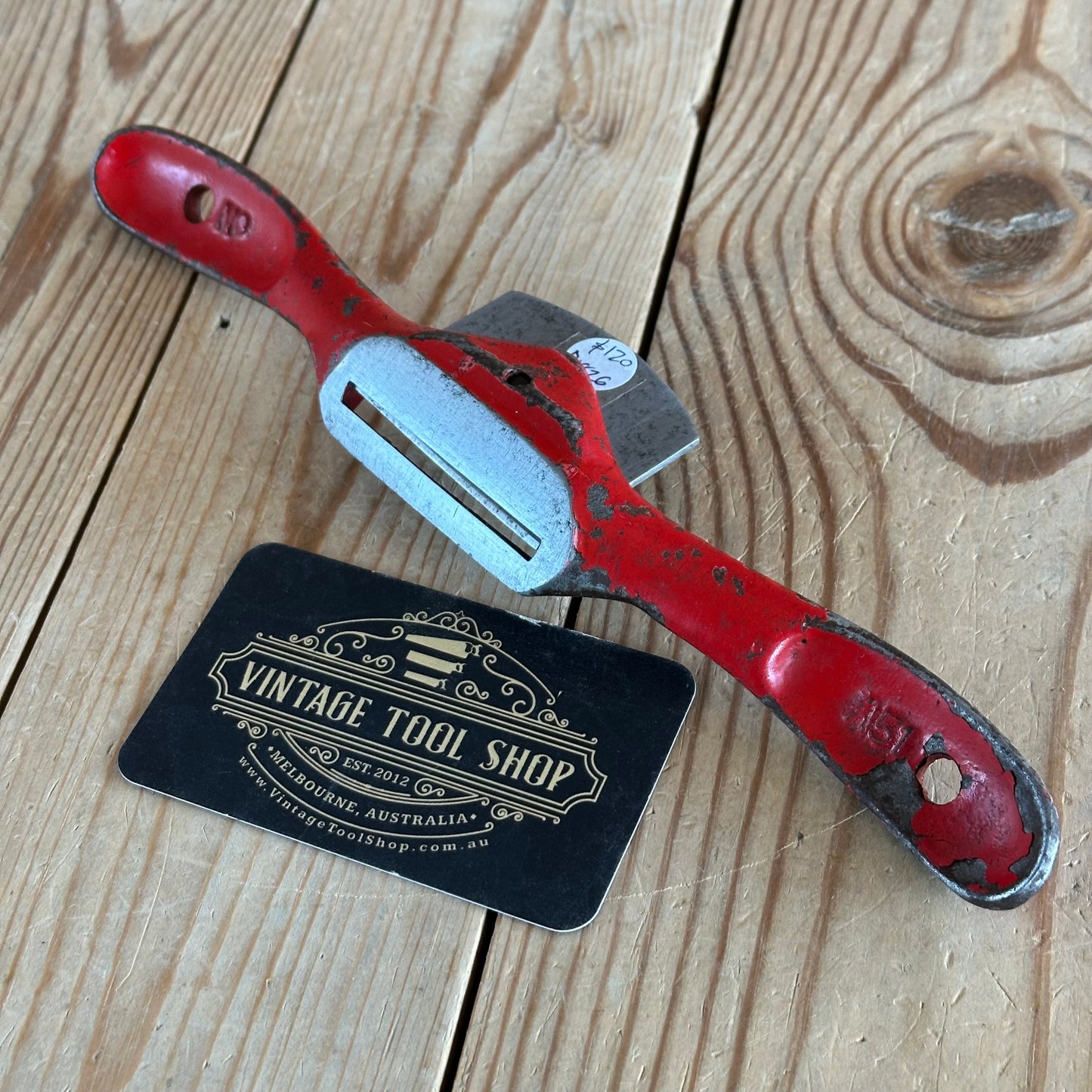 D1826 Vintage RECORD No.A51 Malleable Iron CONVEX SPOKESHAVE spoke shave