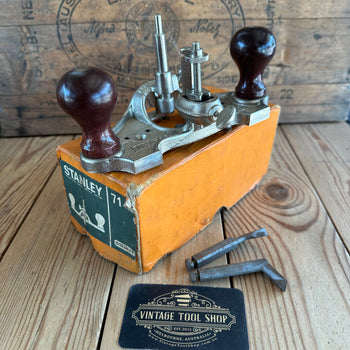 H1766 Vintage STANLEY England No.71 Router PLANE IOB