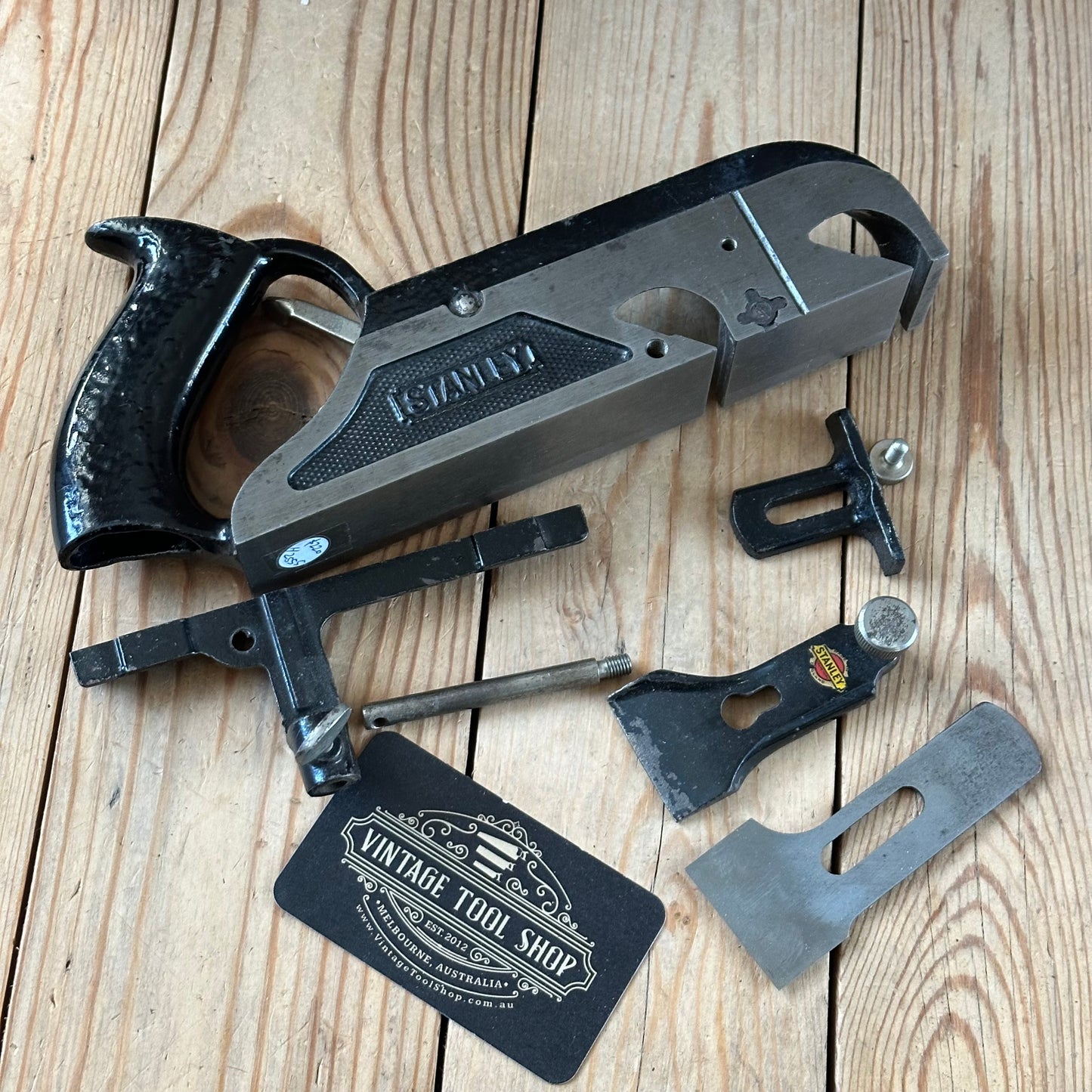 H2555 CLEAN! Vintage STANLEY England No.78 Duplex RABBET rebate plane