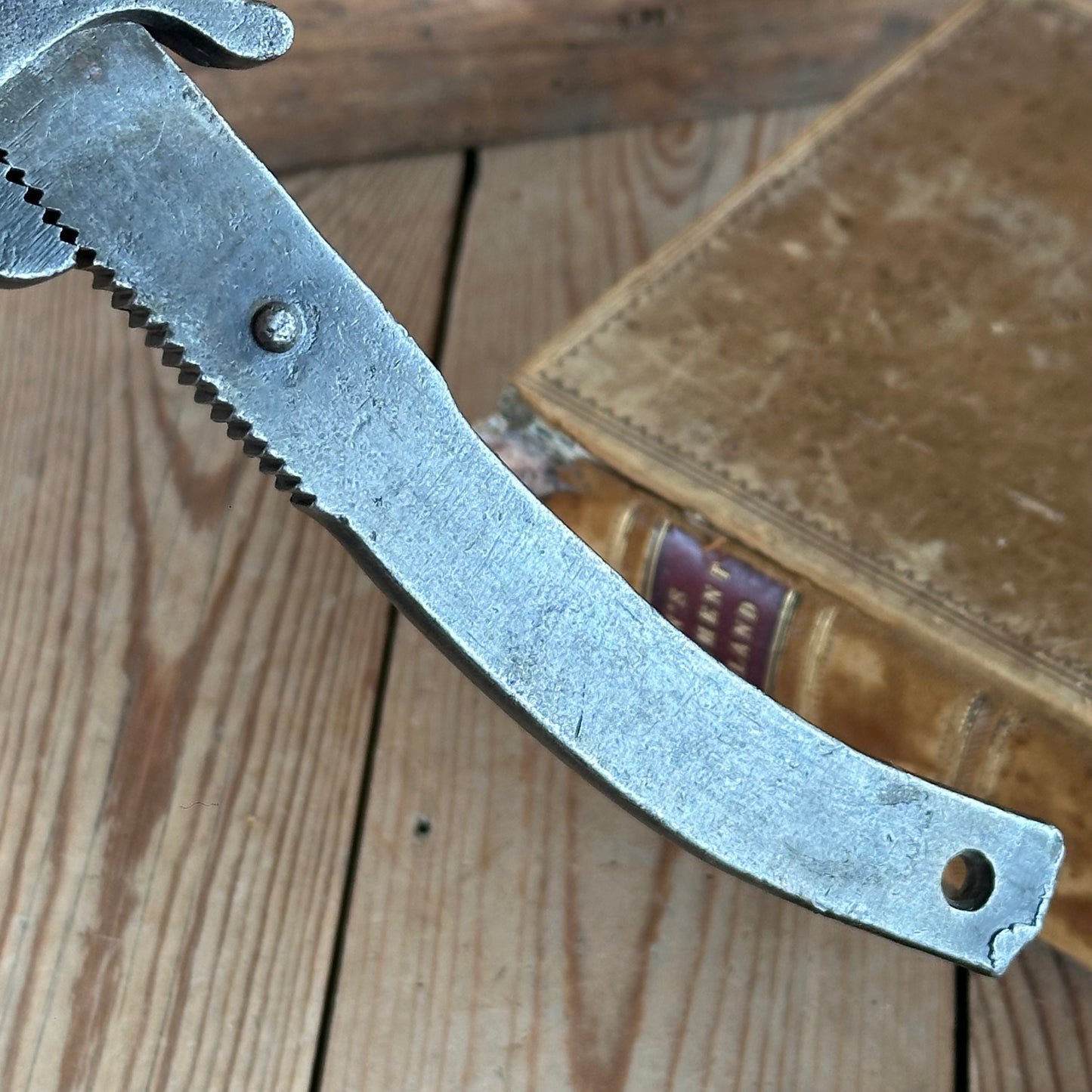 N1486 Vintage adjustable 8 & 1/2” WRENCH