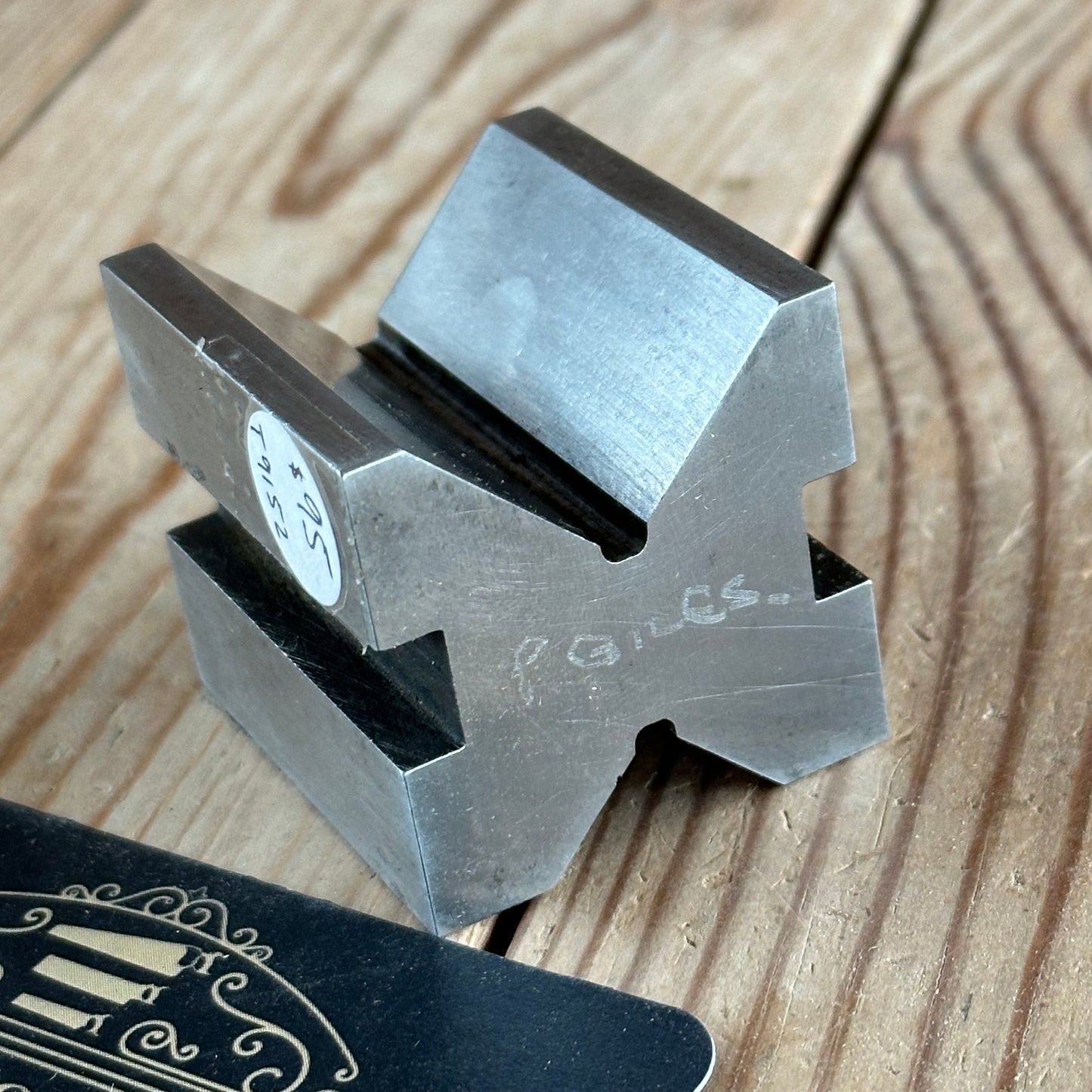 T9152 Vintage VEE V-BLOCK Engineers Jewellers Metalworking Tools